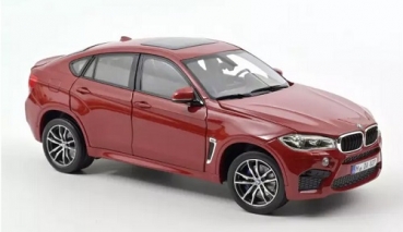 183242 BMW X6 M 2015 Red metallic 1:18